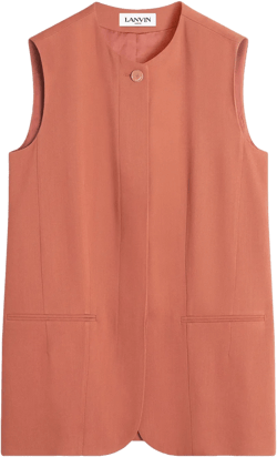 round neck waistcoat 
