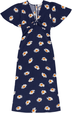 Jess Dress - Navy Daisy