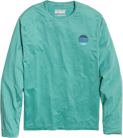 Re-Spun Sport Crew Graphic Long Sleeve Tee
