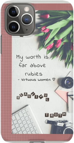 English || Virtuous Woman Snap Phone Case
