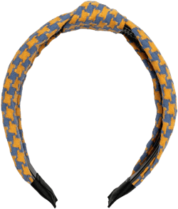 Thick Fabric Checkered Headband