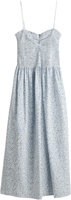 Smocked-bodice Dress