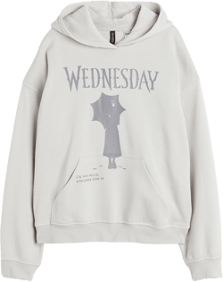 Oversized Hoodie with Motif