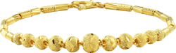 CHOW SANG SANG 999.9 24K Gold Price-by-Weight Gold Bracelet for Women 62779B | 5.1", 17 CM