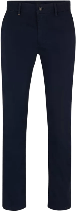 Men's Stretch-Cotton Satin Slim-Fit Chinos