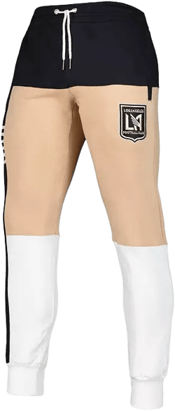 Men's Black, White LAFC Jogger Pants