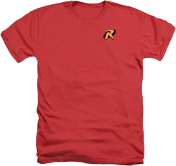 Batman Mens Robin Logo Adult Heather Tee / T-Shirt
