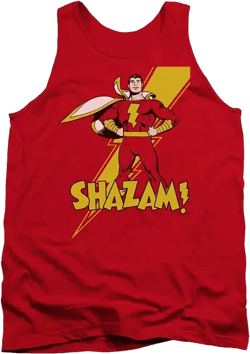 Men's DC Comics Shazam Shazam Adult Tank Top
