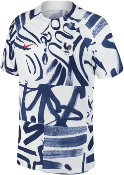Men's White France Women's National Team 2023 Academy Pro Pre-Match Top