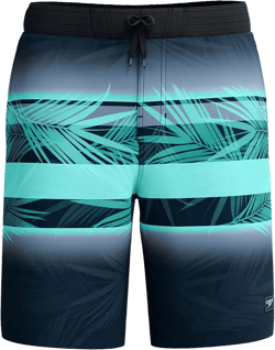 Speedo Men's Bondi Basin Palm Print Drawstring 9" Boardshorts