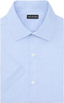 Men's Slim Fit Short Sleeve Dress Shirt