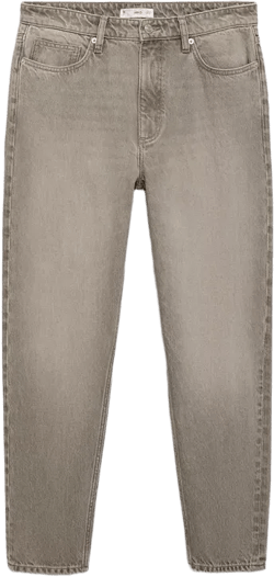 Mango Men's Tapered-Fit Crop Jeans