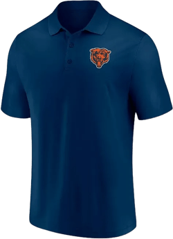 Men's Navy Chicago Bears Component Polo Shirt
