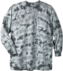 Big & Tall Shrink-Less Lightweight Longer-Length Long-Sleeve Crewneck Pocket Tee