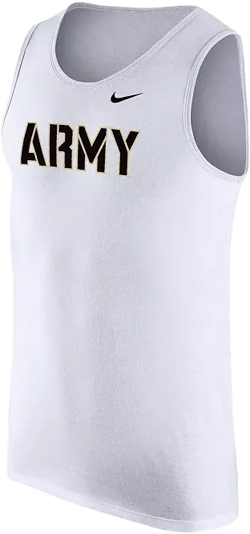 Men's White Army Black Knights Tank Top