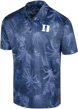 Men's Royal Duke Blue Devils Big and Tall Palms Polo Shirt