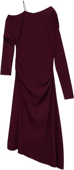 Women's Asymmetrical Midi Dress