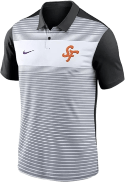 Men's White/Black San Francisco Giants 2025 City Connect Fashion Legacy Icon Vapor Performance Polo Shirt