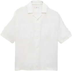 Men's Linen Pinstripes Shirt