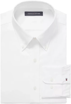 Men's Flex Slim Fit Stretch Twill Dress Shirt