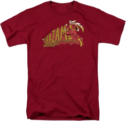 Mens DC Comics Shazam Shazam Short Sleeve Adult Tee / T-Shirt