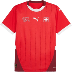 Men's Red Switzerland National Team 2024 Home Replica Jersey