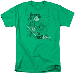 Big & Tall DC Comics Green Arrow The Emerald Archer Short Sleeve Adult Tee / T-Shirt