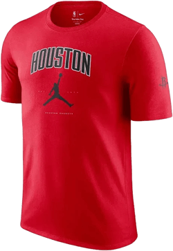 Men's and Women's Red Houston Rockets Essential Cities T-Shirt