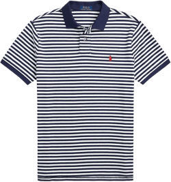Men's Classic-Fit Striped Mesh Polo Shirt