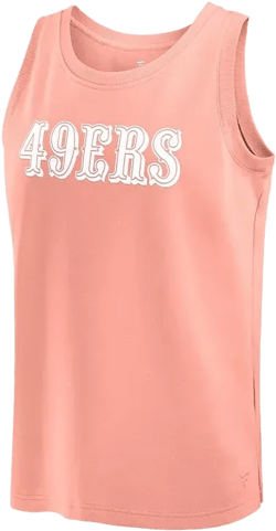 Men's Coral San Francisco 49ers Elements Tank Top
