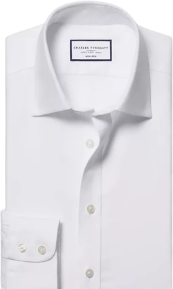 Men's Slim-Fit Non-Iron Royal Oxford Dress Shirt