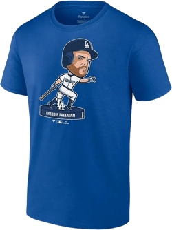Men's Freddie Freeman Royal Los Angeles Dodgers Bobblehead T-shirt
