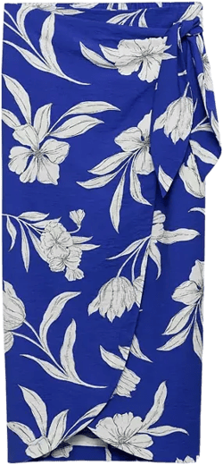 Mango Women's Floral Sarong Skirt