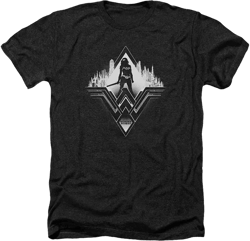 Mens City Warrior Adult Heather Tee / T-Shirt