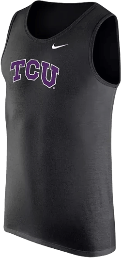 Men's Black TCU Horned Frogs Tank Top