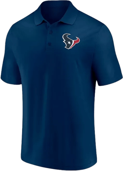 Men's Navy Houston Texans Component Polo Shirt