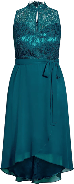 Plus Size Hi Lo Lover Sweetheart Dress