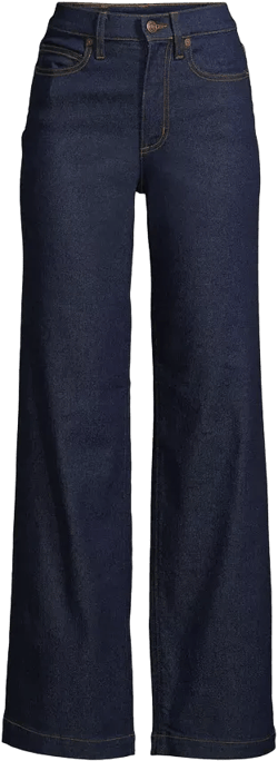 Women's Recover High Rise Wide Leg Blue Jeans