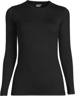 Women's Petite Baselayer Cozy Thermaskin Crewneck Top