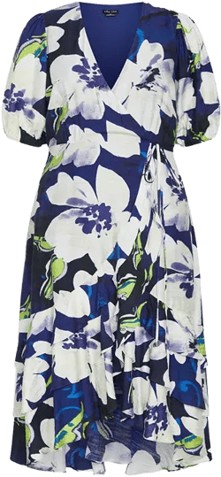 Plus Size Bea Floral Dress