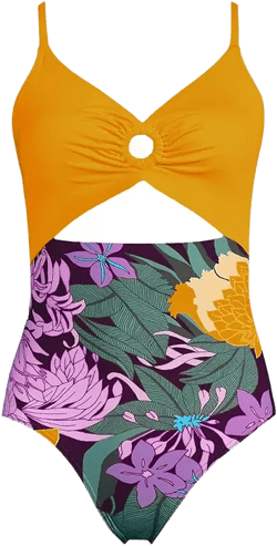 Women's O-Ring Monokini One Piece Swimsuit