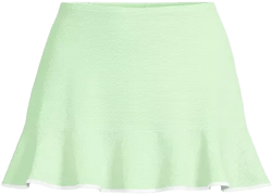 Lands' End Women's Pique Ruffle Hem Mini Swim Skirt