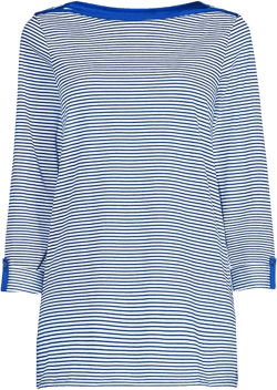 Women's Supima Cotton Adjustable 3/4 Sleeve Boatneck Tunic
