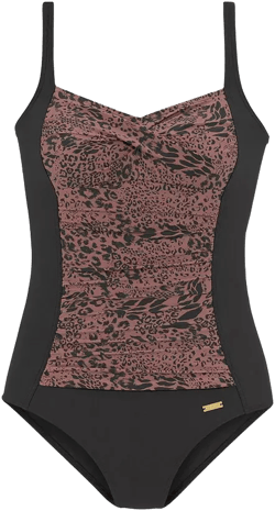Women's Leopard Tummy Control One Piece Swimsuit