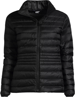 Lands' End Women's Tall Wanderweight Packable Down Jacket