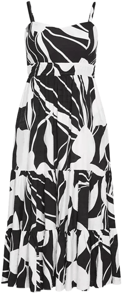CITY CHIC Plus Size Kehlani Print Maxi Dress