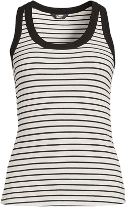 Women's Drapey Rib Fitted Tank Top