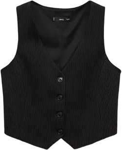 Women's Pinstriped Suit Vest