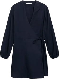 Mango Women's Cotton Wrap Dress