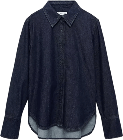 Women's Rinse-Wash Denim Shirt
